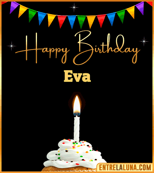 GiF Happy Birthday Eva